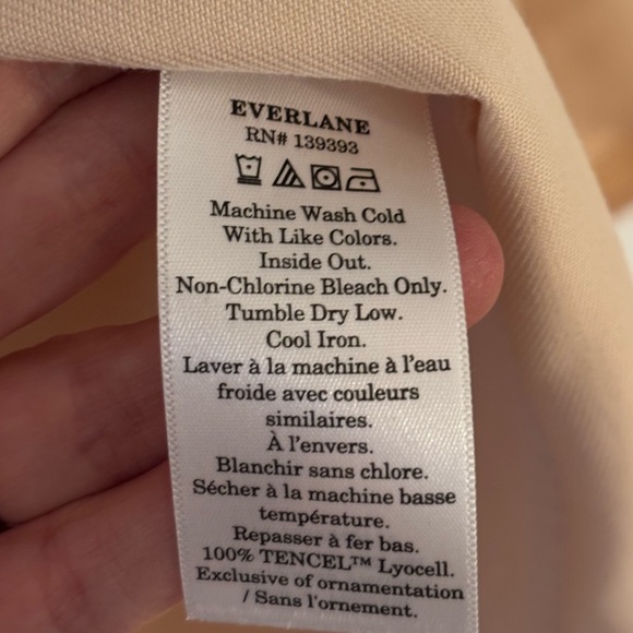 Everlane Cream Midi Dress - Picture 4 of 5